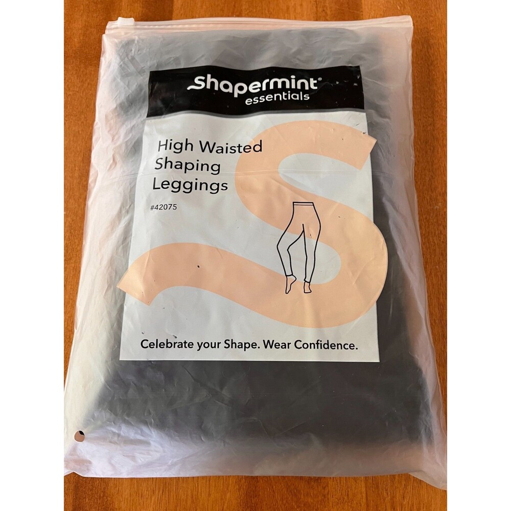 Shapermint Essentials High Waisted Shaping Leggings Size XL Black New